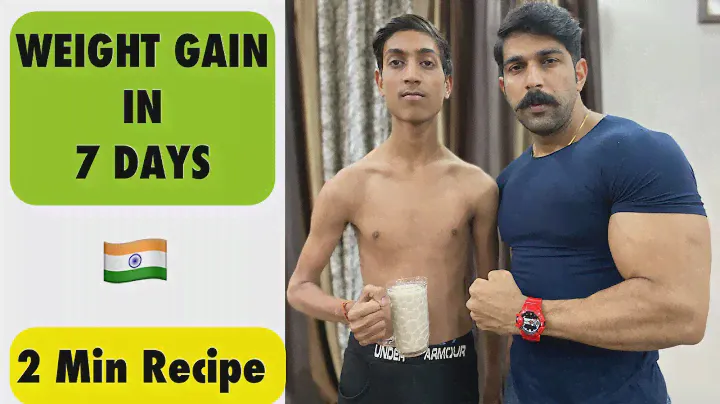10 Kg Weight Gain - 2 Min Recipe | 10 Kg Weight Gain In A Month | Rubal Dhankar