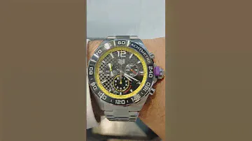 TAGHEUER FORMULA 1 QUARTZ 43MM DIAL WITH BLACK BEAZEL