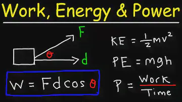 Work, Energy, and Power - Basic Introduction