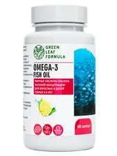 Омега-3 жирные кислоты высокой концентрации Green Leaf Formula капсулы 60 шт.