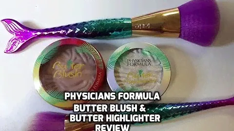 physicians formula  butter blush & butter highlighter  review