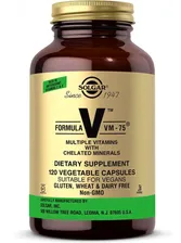 Solgar Multivitamins Formula VM-75, 120 вегетарианские капсулы