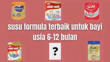 Rekmendasi Susu Formula Terbaik Untuk Bayi Usia 6 -12 Bulan. Mana Yang Terbaik?